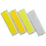 plaque led moderne 120x36mm blanc jaune grille led 12v