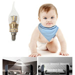 ampoule led bougie transparente dorée moderne 2700k 6500k e14 40000h vintage
