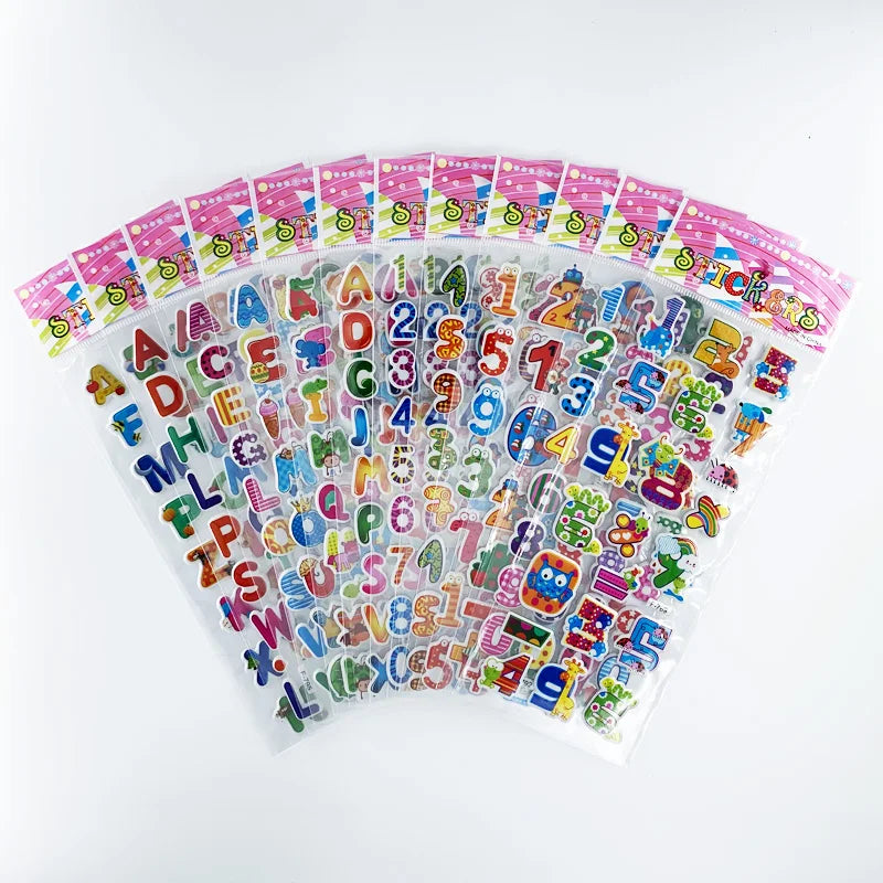 stickers multicolores cartoon bonbons glaces gâteaux lettres musique adhésifs enfants scrapbooking kawaii filles