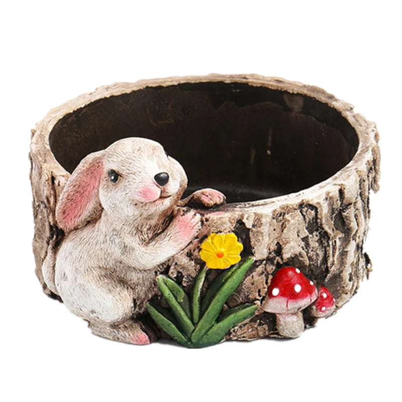 Cache-pot gris clair avec succulente décoration salon