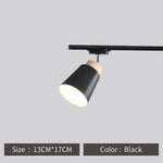 Spot lumineux conique moderne multi couleurs bleu gris jaune vert rose led éclairage rail