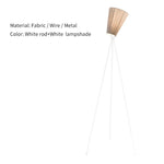 lampe sol bois moderne noir conique mat haut bas toucher interrupteur led 165cm
