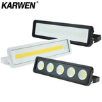 projecteur led moderne 50w noir blanc ip67 cool warm white clipsextérieur