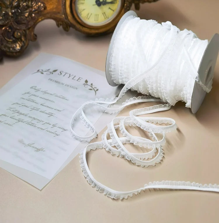 ruban élastique dentelle rose blanc vert bleu noir gris rayures franges adhésif