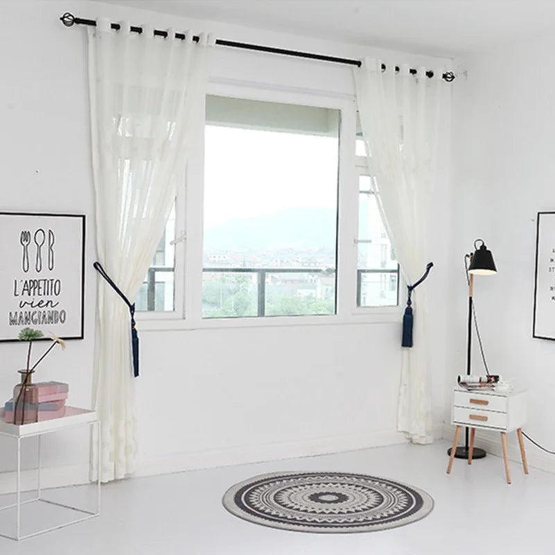 rideau tieback soie synthétique tassel classique moderne accroche fenêtre décoration chambre salon