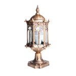 lanterne gothique or noire ornements verre translucide cuisine chambre entrée étude salle manger