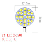 ampoules led g4 blanc chaud 2700k carrés lumineux moderne 24watts 6500k 180deg 20000h