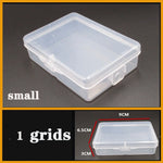 boite rangement plastique transparente compartiments ajustables bijoux petits objets divers