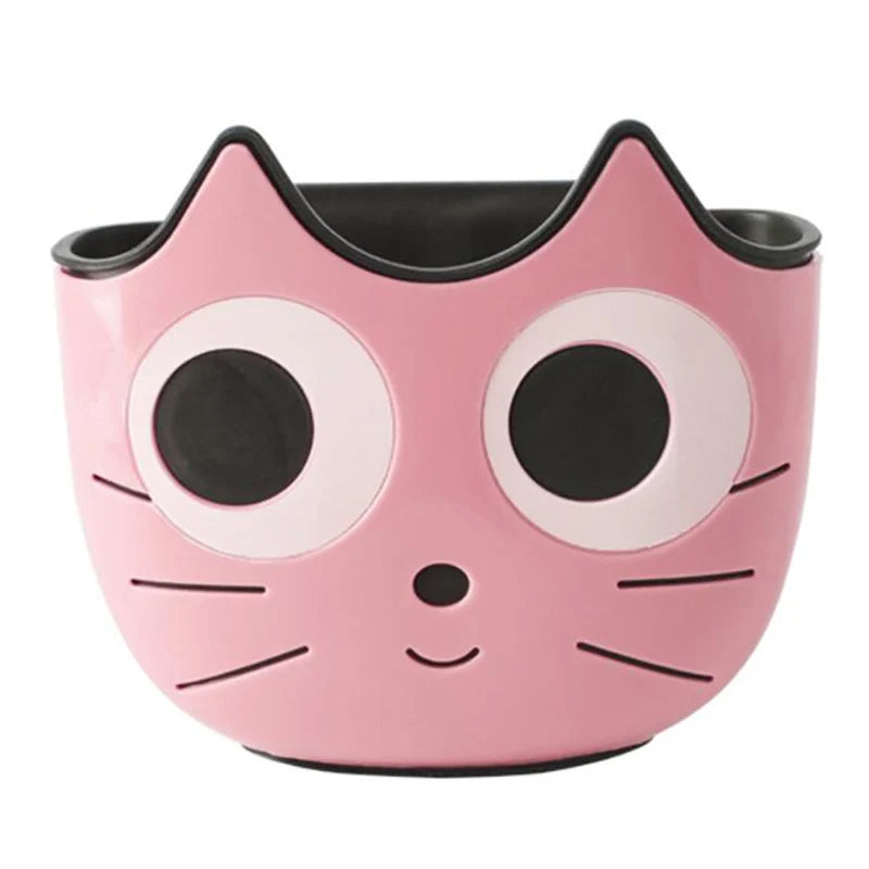 porte savon mural animé bleu vert rose moderne clips Brosse dents savon égouttoir rangement