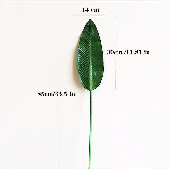 feuilles artificielles vertes plante tropicale branche monstera décoration intérieure décoration extérieure moderne feuilles différentes