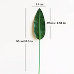 feuilles artificielles vertes plante tropicale branche monstera décoration intérieure décoration extérieure moderne feuilles différentes
