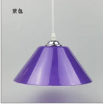 lampe suspendue moderne orange blanc rouge mat pvc plastique cuisine salle manger chambre coucher