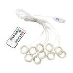 guirlande lumineuse led multicolore blanc chaud froid décoration intérieure noël mariage vacances télécommande usb