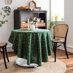 nappe ronde fleuriale tissage pompons table dextérieur mariage rustic champêtre