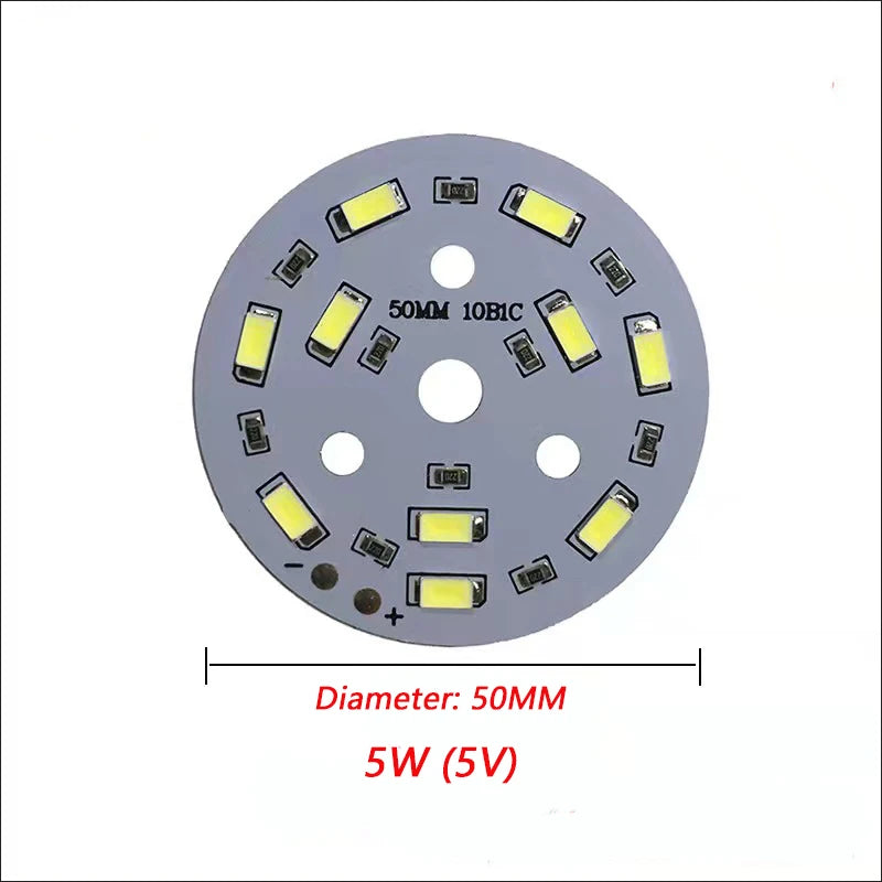 plaque led 5v blanc matrice diodes modernes 1w 2w 3w 5w 10w 12w