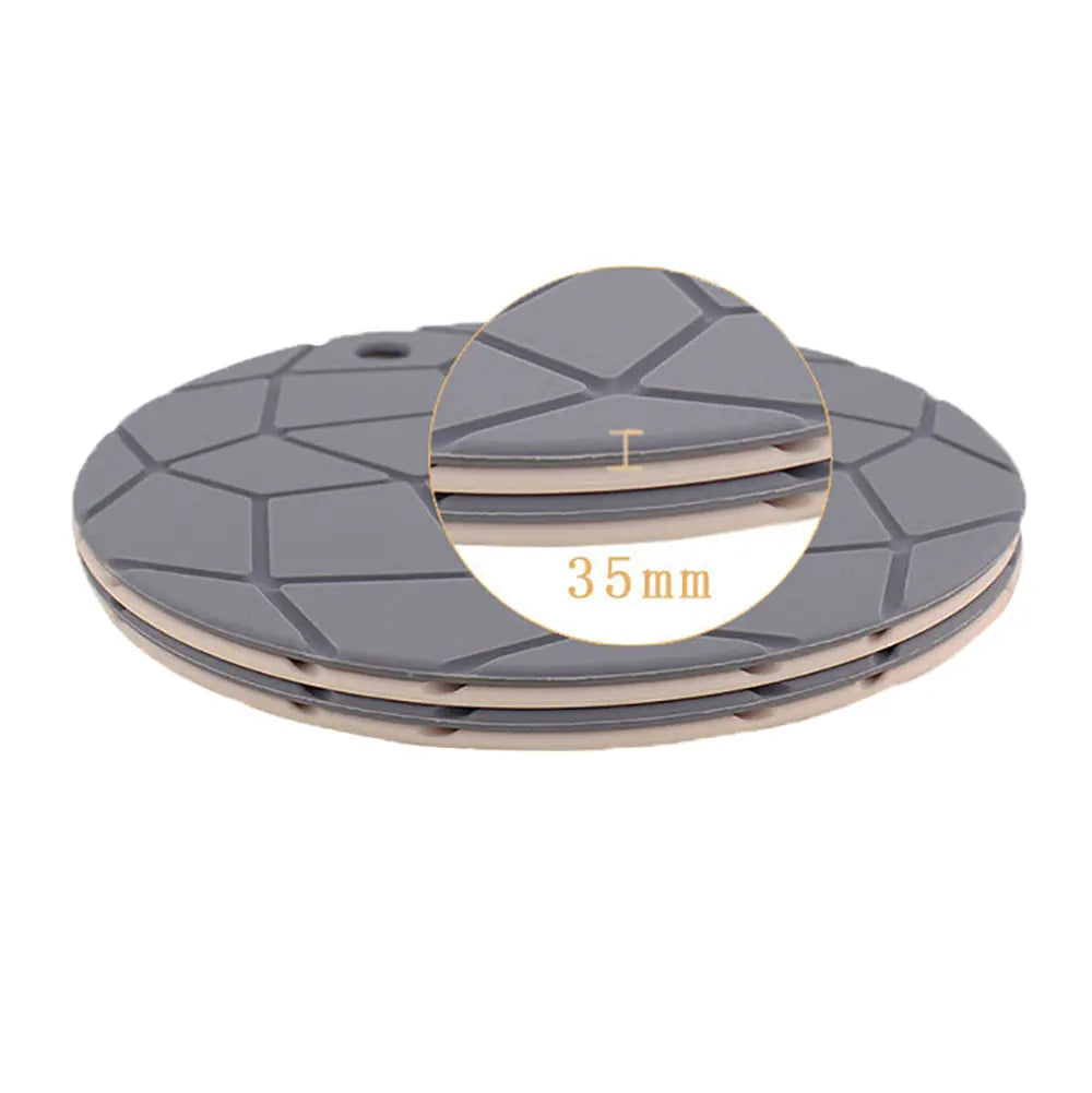 tapis isolation silicone gris rose moderne 18cm 18cm respectueux environnement