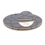 tapis isolation silicone gris rose moderne 18cm 18cm respectueux environnement
