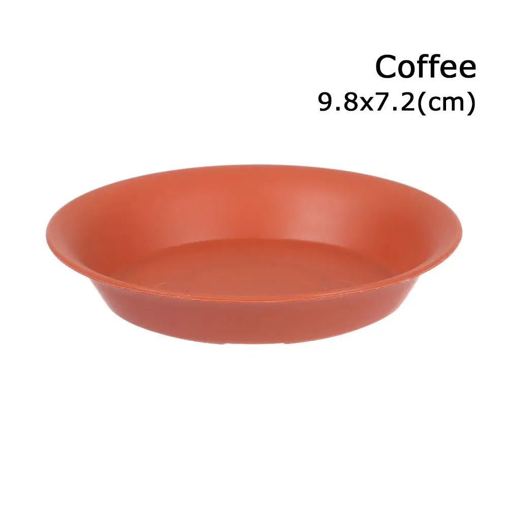 assiettes rondes modernes différentes tailles noir blanc orange solides intérieur extérieur