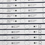 bandes rétroéclairage led lumières blanc rondelles points modernes nouvelle