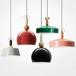 Lampe suspendue LED design italien en aluminium blanc