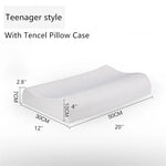 oreiller cervical ergonomique latex naturel mousse mémoire forme contemporain