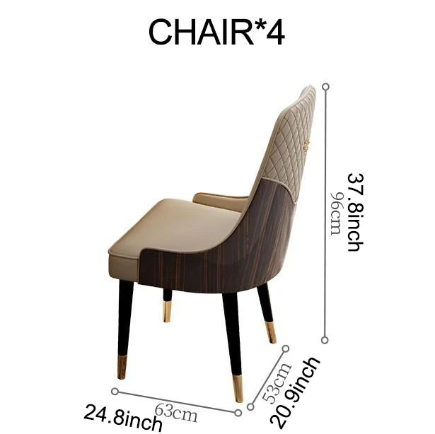 table manger ronde marbre moderne blanc gris noir pied central doré assise chaise minimaliste