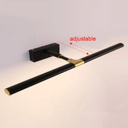 lampe murale moderne minimaliste noir or argent réglable épuré élégante ambiance contemporaine