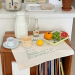 serviette cuisine blanche imprimée moderne lavable machine 38x48cm usage extérieur intérieur