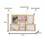 Cadre mural moderne en bois MDF blanc pour décoration intérieure