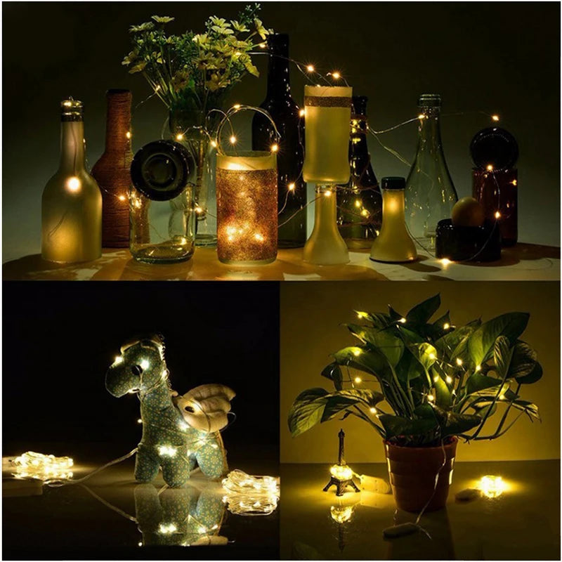 guirlande lumineuse multicolore led adhésive moderne noël vacances 40 leds 4m