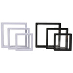 boîtes bijoux transparentes modernes rangement colliers bracelets boucles d'oreilles anti poussière noir blanc decoration