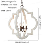 suspension lumineuse vintage gris clair brun finition rustique lumières ampoules E14