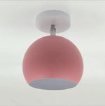 lampe suspension vert moderne minimaliste nordique matériau métal interrupteur bouton