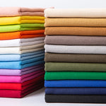 tissu toile coton résistant couture bricolage ameublement textile solide couleur unie 145cm