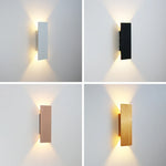 applique murale moderne led blanc noir doré fixée mur éclairage quotidien salon chambre entrée