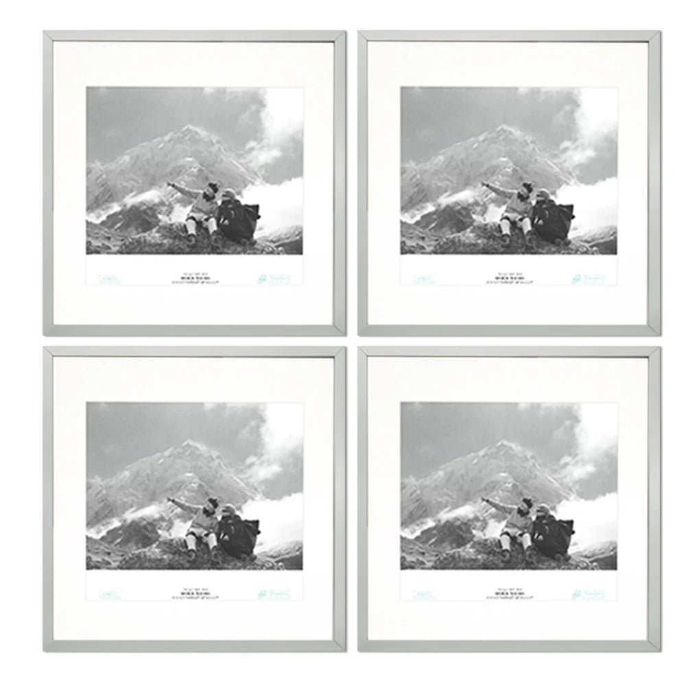 cadre photo moderne noir 20x20cm 25x25cm 30x30cm aluminium verre plastique environmental friendly