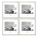 cadre photo moderne noir 20x20cm 25x25cm 30x30cm aluminium verre plastique environmental friendly