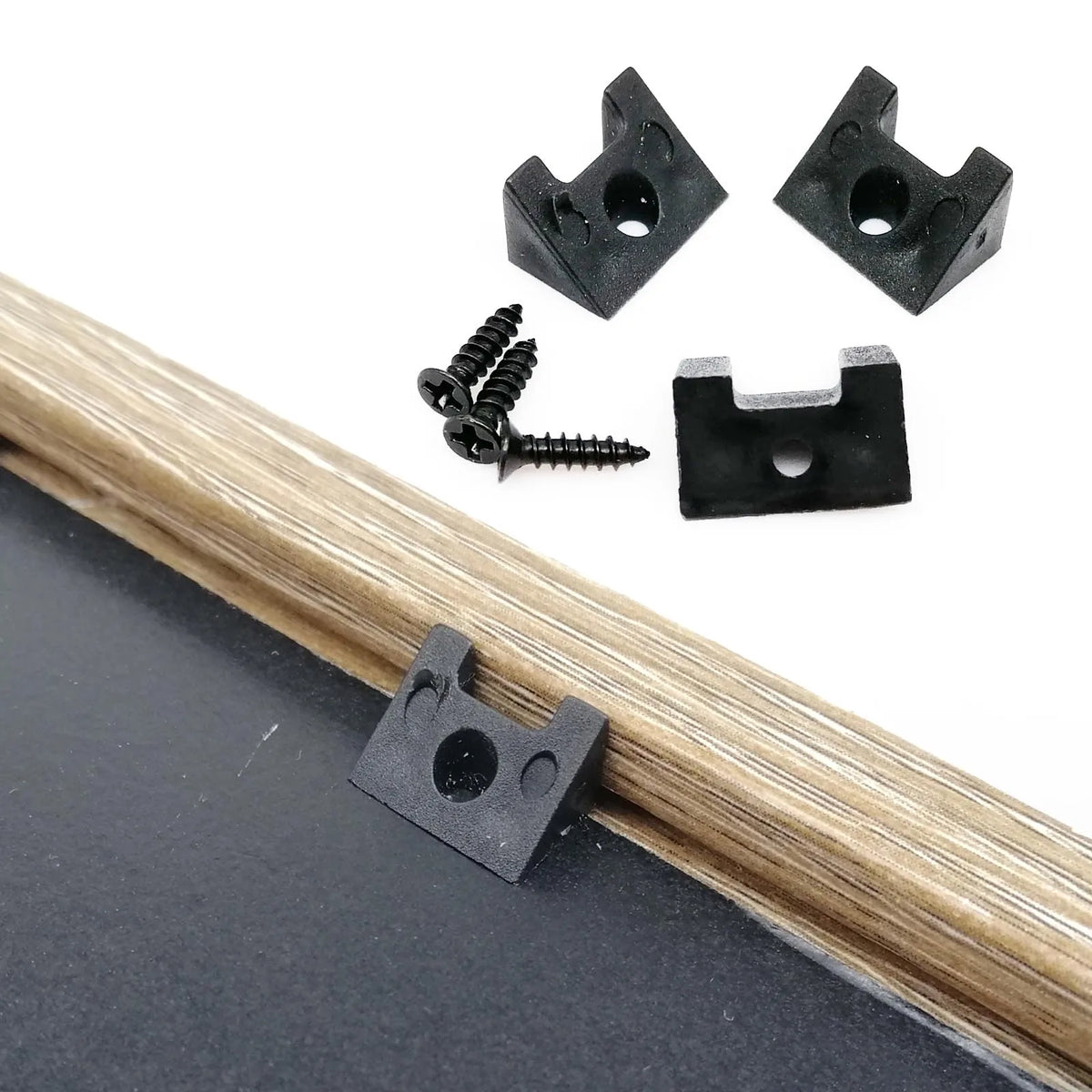 clips fixation noir pratique vis tableau bois bricolage clips vis