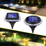 Lampe solaire extérieure 8LED moderne imperméable ip65 noir bleu blanc jardin decoration led tranche