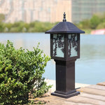 lampadaire extérieur asiatique led ip55 bronze noir éclairage paysagiste floral rustiqueextérieur moderne autonomedefixationsoltranslucide