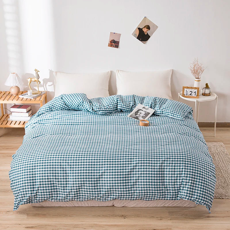 housse couette polyester 150x200cm rayures cœurs géométrique moderne chambre maisonversible minimaliste