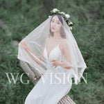 voile mariage blanc dentelle élégant sans peigne opale 8m 10m fixé