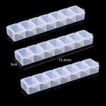 boîtes rangement bijoux transparentes modernes 24 compartiments clips pratiques écologiques