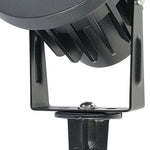 projecteur led moderne étanche noir vis fixation ip65 lumière extérieure jardin industrielle