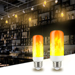 ampoule led effet flamme dynamique 12w blanc orange jaune moderne décoratif e27