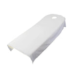 couverture protection table massage violet rose beige gris clair moderne uni