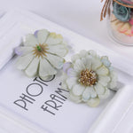 décoration intérieure fleurs artificielles lotus vintage rose vert clair mariage scrapbooking decor