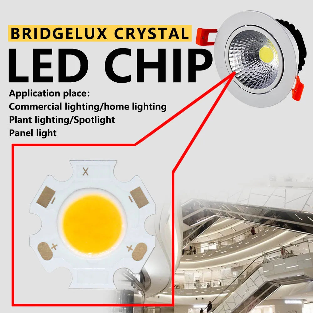 puces led cob 3w 5w 7w 10w blanc neutre froid adhésif hautes performances 300ma