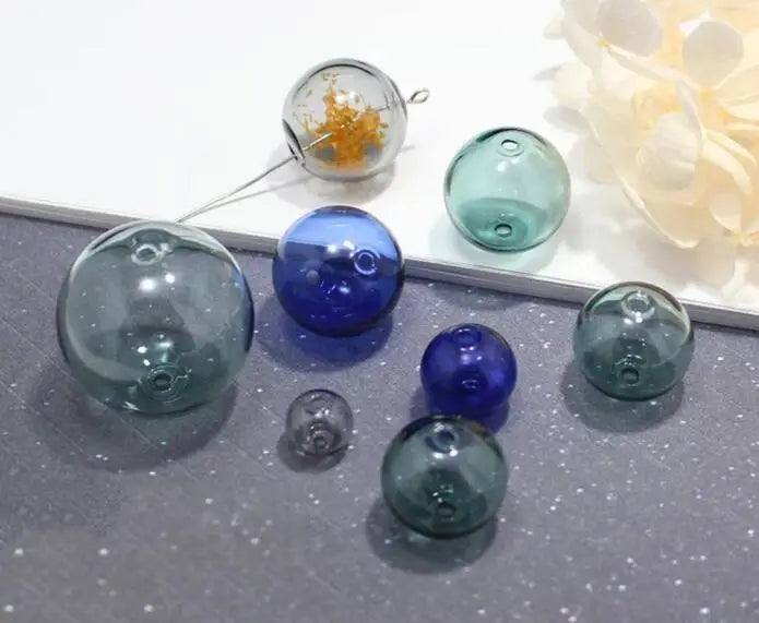 verre transparentes diverses couleurs modernes lisses anneaux intérieurs fixation 30mm pièces
