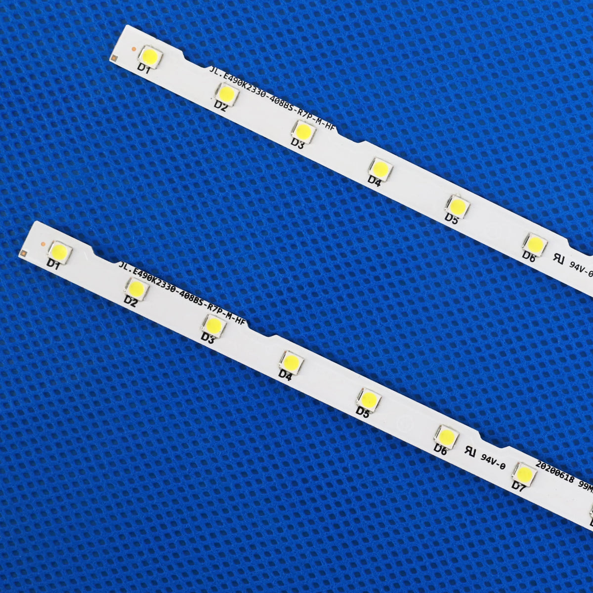 ruban led blanc 38 leds 530mm alu moderne éclairage industriel led strip 6v blanc